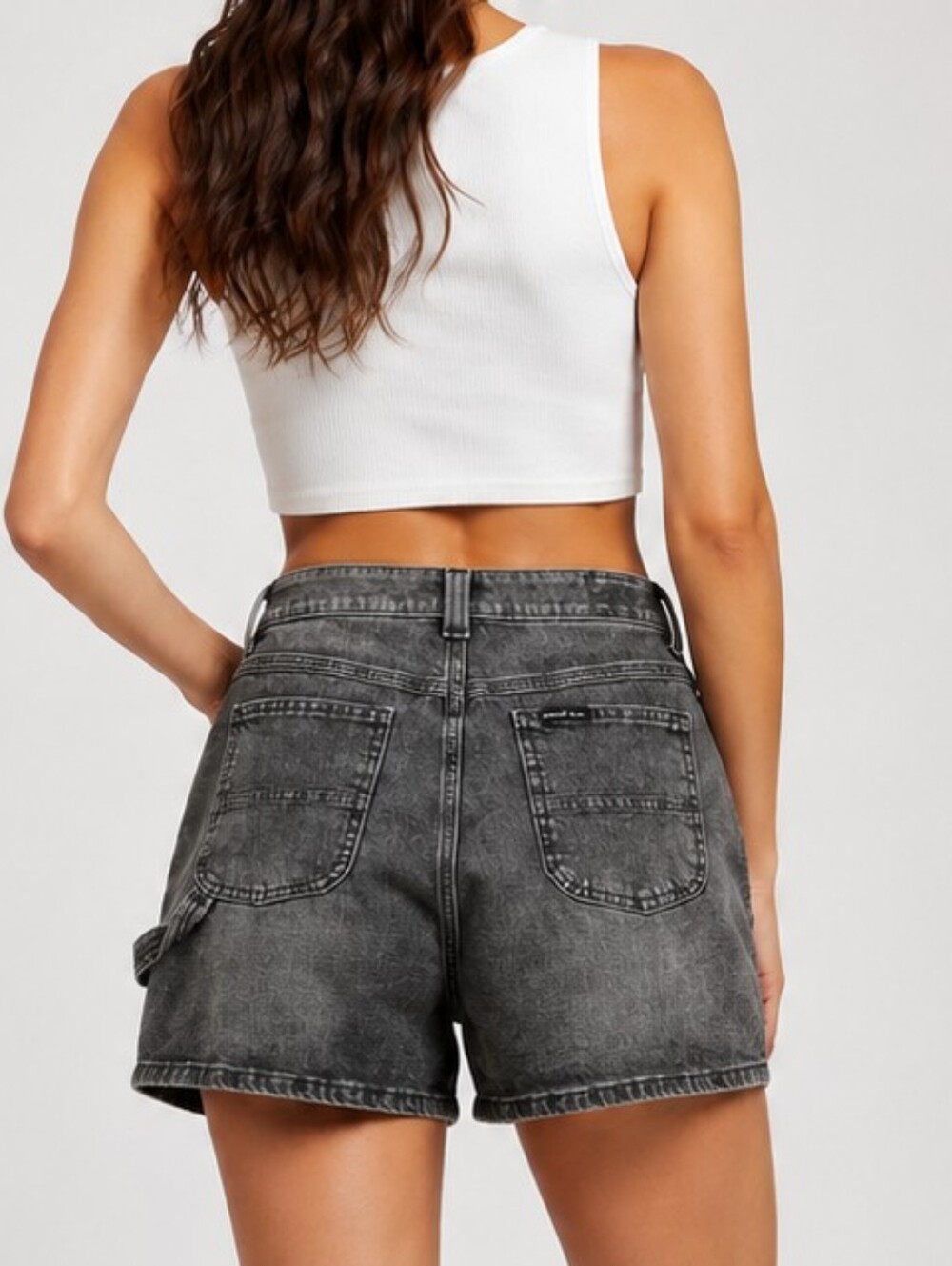 Riveted by LEE Denim 90's High-rise Carpenter Style Jean Shorts 10 Y2k